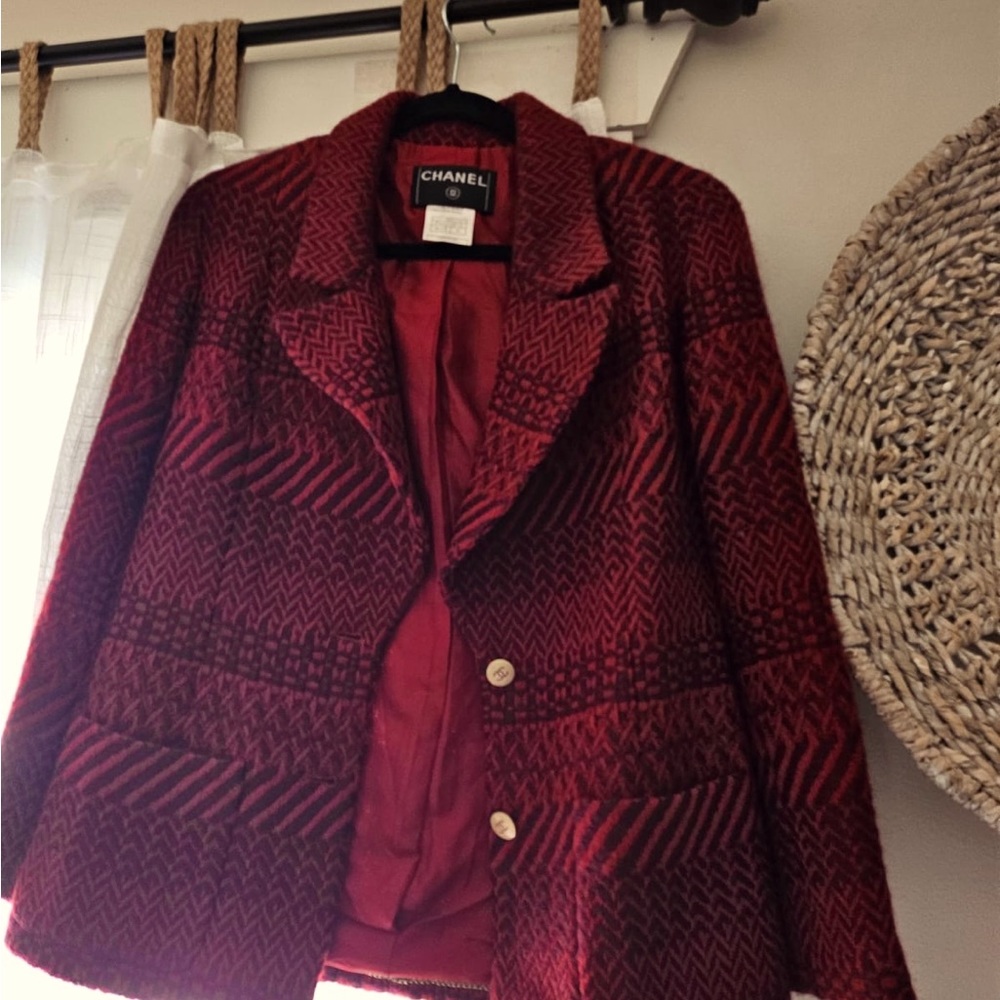 CHANEL / Color Red / some wine color / sizes L / French sizes
